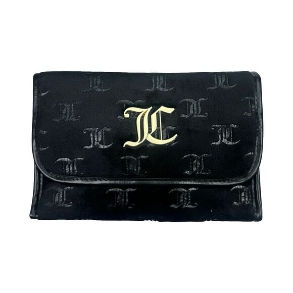 Juicy Couture Velour Cosmetics / Toiletry Hang Bag - 10” x 7” x 2” - Picture 1 of 3